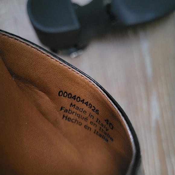 NWT Leather Double Stack Platform Mary Jane Pump - Picture 10 of 12